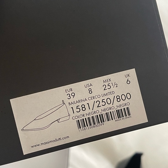 Massimo Dutti limited edition flats - brand new - Picture 5 of 6